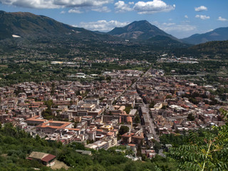 Cassino, la città Martire e la Valle del Liri - panorama