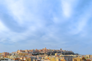 Fototapeta na wymiar View of Cagliari, Castello neighborhood