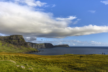 Beautiful landscape at Cliffs at Neist Point, Isle of Skye, Scotland, Great Britain