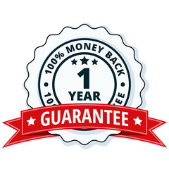 One year money back guarantee