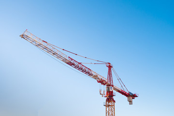 Tower crane for building construction