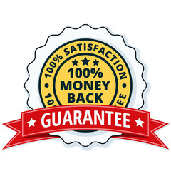 100% Money Back Guarantee illustration