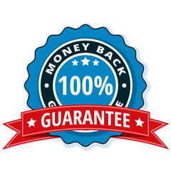 100% Money Back Guarantee illustration