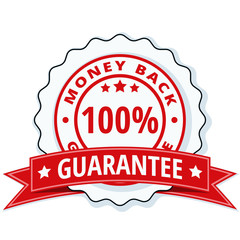 100% Money Back Guarantee illustration