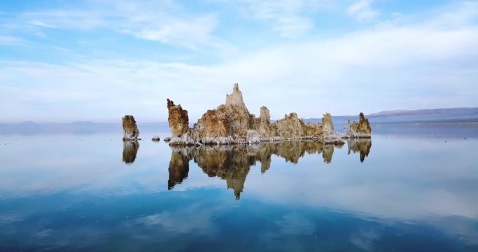Mono lake 4K drone shots