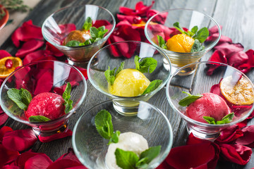fruit sorbet