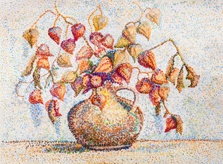 Decorative bouquet of bright flowers
