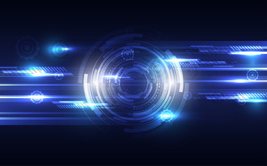 Abstract technology background Hi-tech communication concept innovation background vector illustration