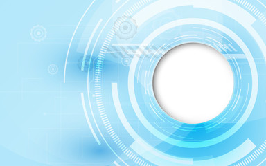 Abstract technology background Hi-tech communication concept innovation background vector illustration
