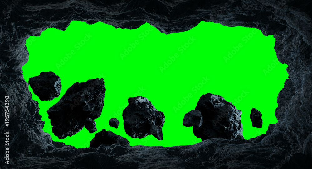 Wall mural asteroids flying close to planets 3d rendering elements of this image furnished by nasa
