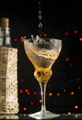 glass, spray, bottle.