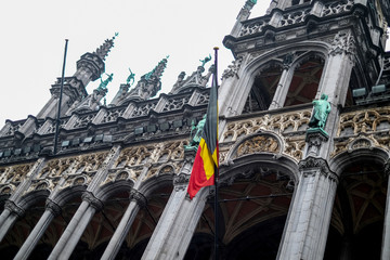 Fototapeta na wymiar beautiful architecture of Brussels, Belgium