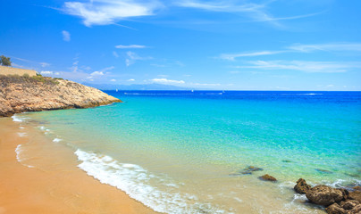 Beach on tropical resort