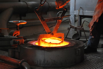 Casting a metal sculpture