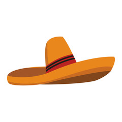 Mexican hat isolated vector illustration graphic design