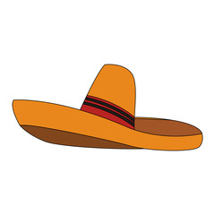 Mexican hat isolated vector illustration graphic design