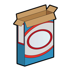 Clothes detergent in box vector illustration graphic design