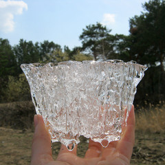 A natural bowl of ice, early spring.