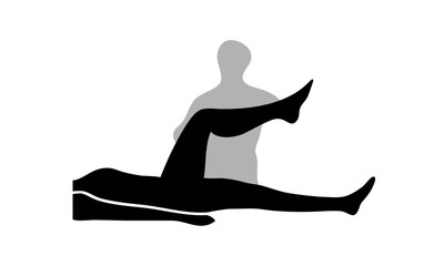 Massage Physiotherapie Logo Vektor