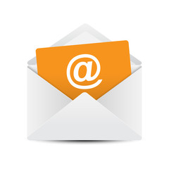 Email Envelope Concept, Vector Illustration