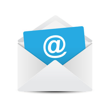Email Envelope Concept, Vector Illustration