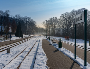 Bahnhof Binz im Winter