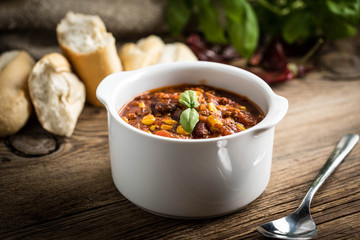 Mexican chili con carne.