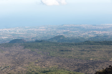 Naklejka premium Etna landscape Catania Sicily Italy