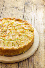 Tasty apple pie homemade