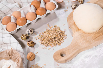Natural ingredients for baking