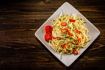 Pasta with vegetables 