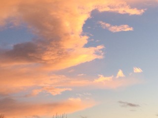 Wolkenformation am Abend