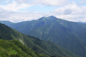 Obraz premium 谷川岳天神峠からの風景