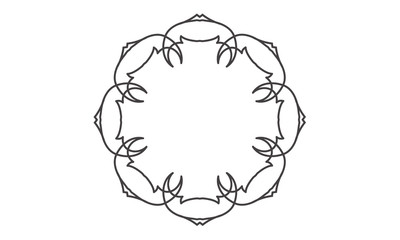 Coloring Book Ornament Mandala Floral Symbol