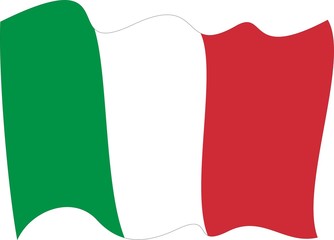 waves Flag of Italy-The national flag of Italy. The symbol of the state on wavy silk fabric. Realistic vector illustration.
Waving flag of Italy, vector