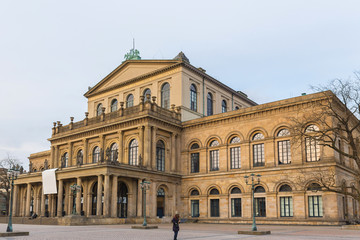 Fototapeta na wymiar opera building hannover germany