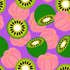 kiwi and fern pattern