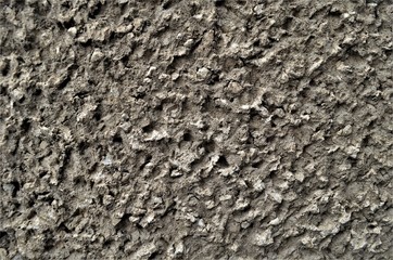 uneven surface of the wall