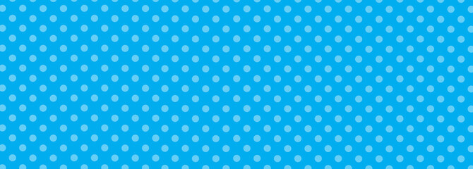 Blue Polka Dot Background - obrazy, fototapety, plakaty