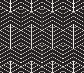 Vector seamless pattern. Modern stylish abstract texture. Repeating geometric tiles