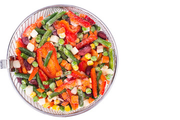 Frozen vegetable Mexican mix with beans and corn