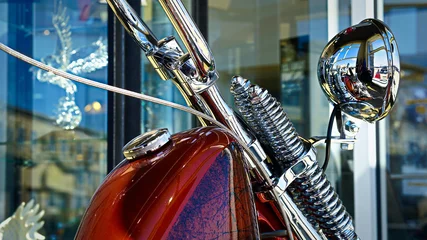 Gordijnen Classic Motorcycle - Harley-Davidson © Bryan Kelly