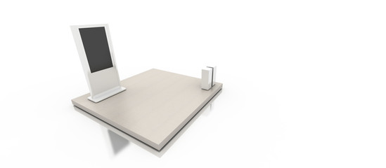 Retail display, copy space wide banner suitable for any graphic project