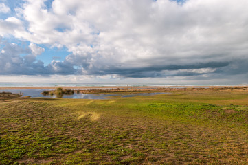 Castelldefels beach after a stormy day