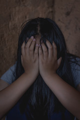 Stop violence. violence, terrified ,Stop abusing violence. violence, terrified , A fearful child