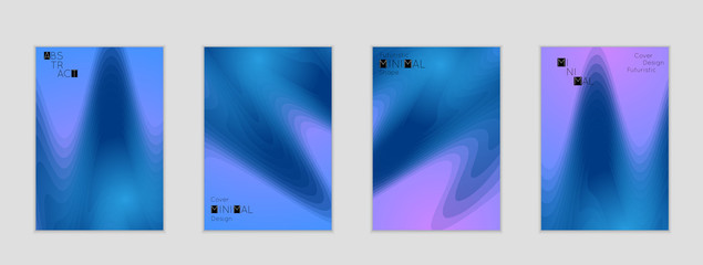 Fototapeta premium Template with Fluid gradient shape with transparent blend