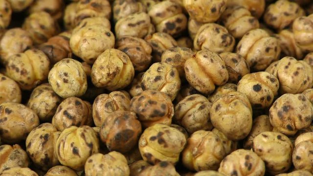 Uncooked Chickpea Macro View