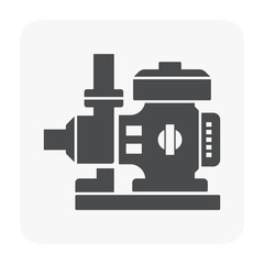 Fototapeta premium water pump icon