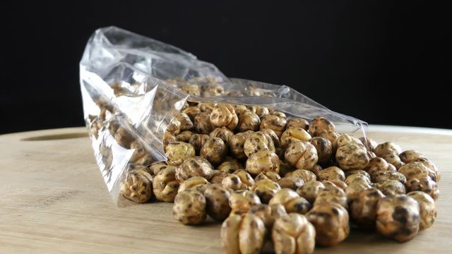 Uncooked Chickpea Macro View