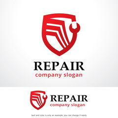 Repair Logo Template Design Vector, Emblem, Design Concept, Creative Symbol, Icon